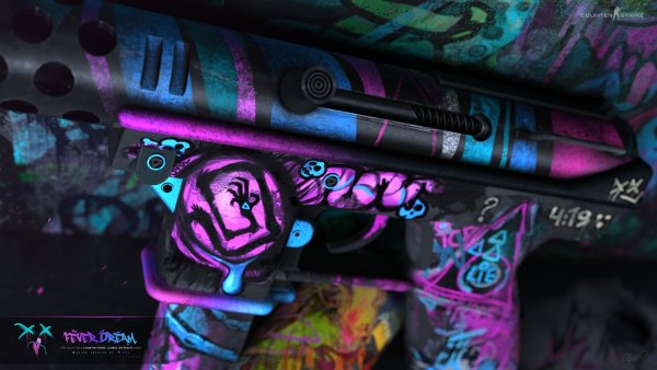 Скин КС го Fever Dream