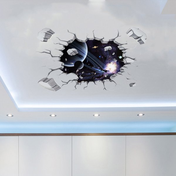 Декоративные наклейки на потолок