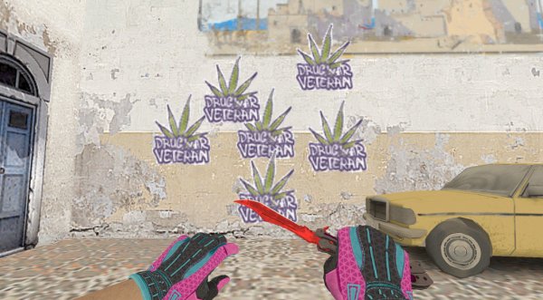 Татуировка drug War veteran