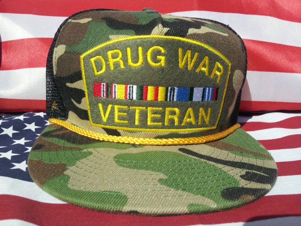 Наклейка ветеран нарковойн