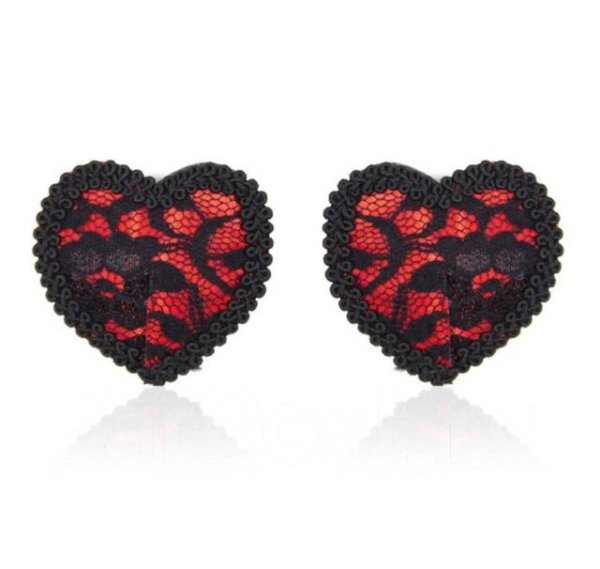 Наклейки на соски в виде сердец