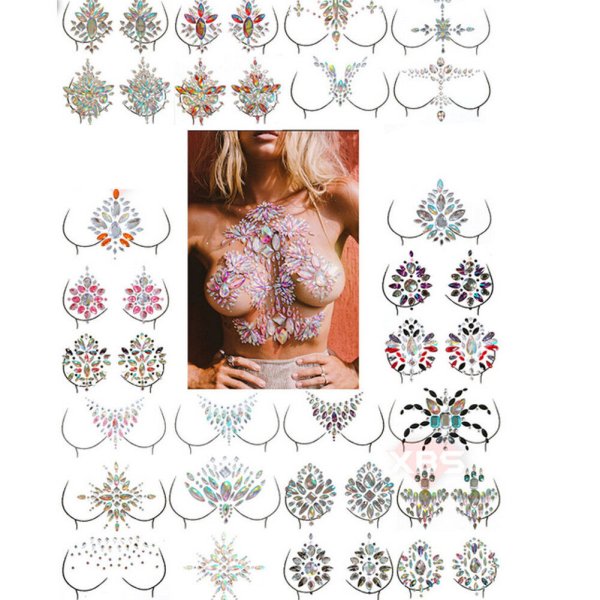 Переводные наклейки на тело