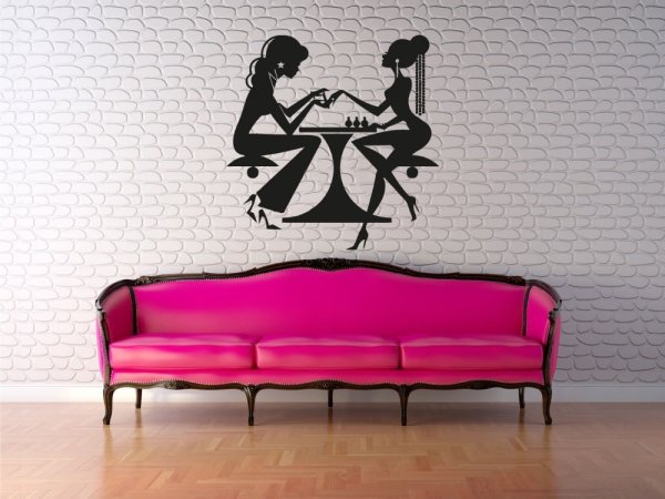 Декор стен в салоне красоты