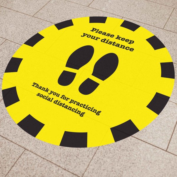 Наклейки на пол идеи