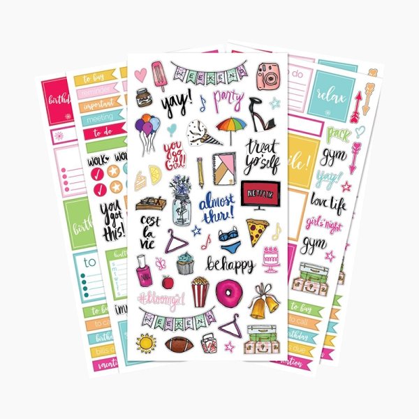 Стикеры для заполнения ежедневника