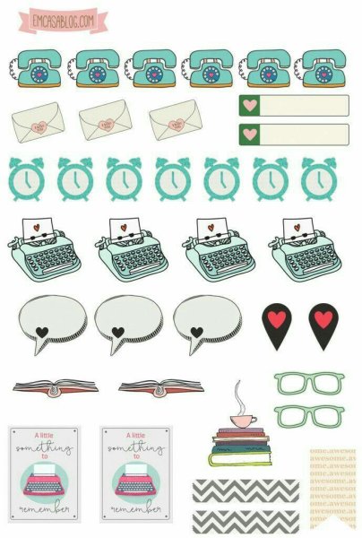 Стикеры для ежедневника