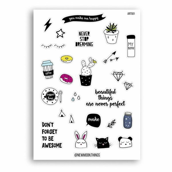 Прикольные наклейки в ежедневник