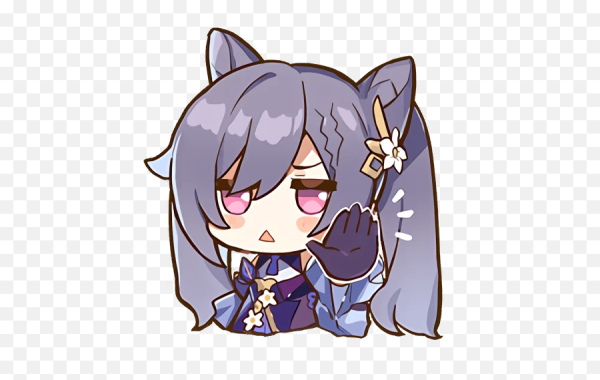 Мона Геншин Чиби Стикеры