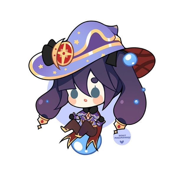 Наклейки Геншин ин пакт