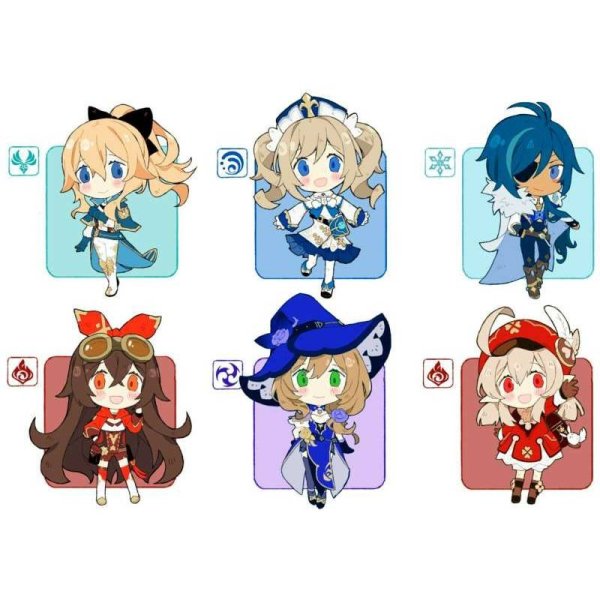 Мона Геншин Chibi