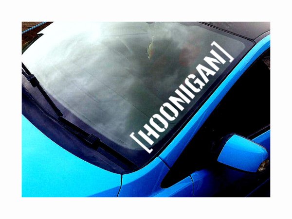 Наклейки на машину хулиган