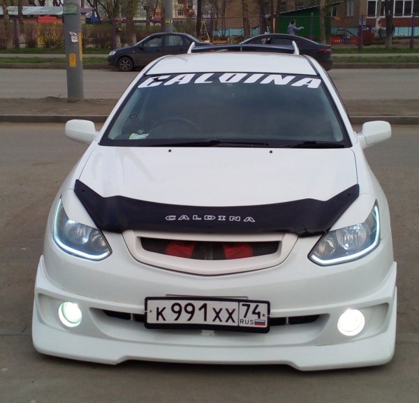 Надписи на лобовом ВАЗ 2107