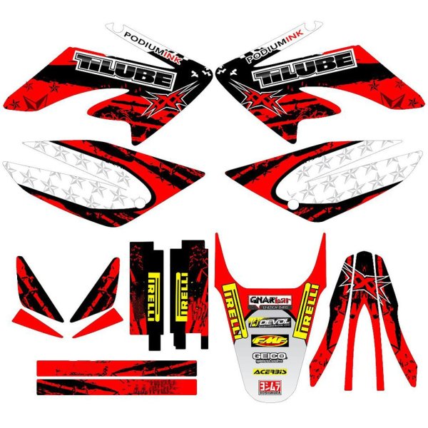 Мотоциклы с наклейками