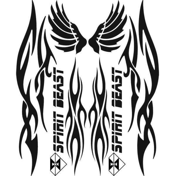 Наклейки на мотоцикл своими руками