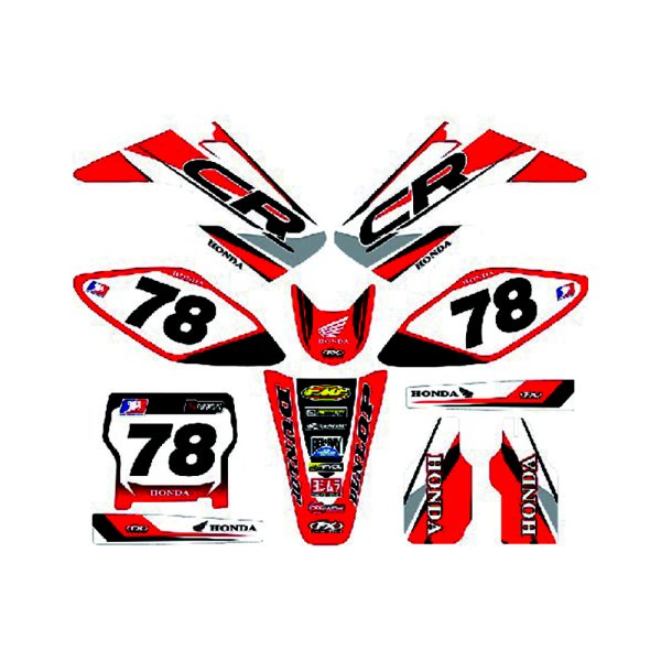 Мотоциклы с наклейками