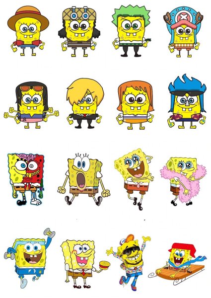 Наклейка Спанч Боб