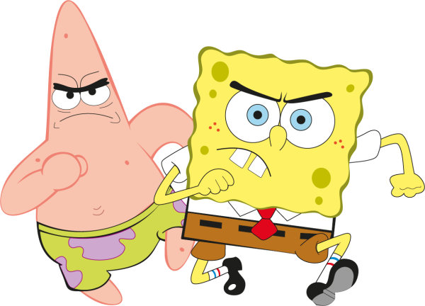 Губка Боб квадратные штаны наклейки