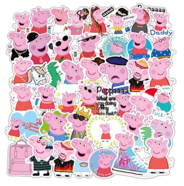 Наклейки свинки Пеппы