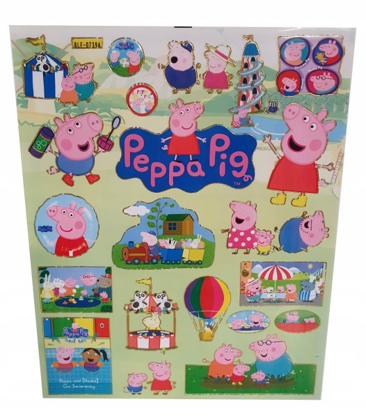 Наклейки с свинкой Пеппой