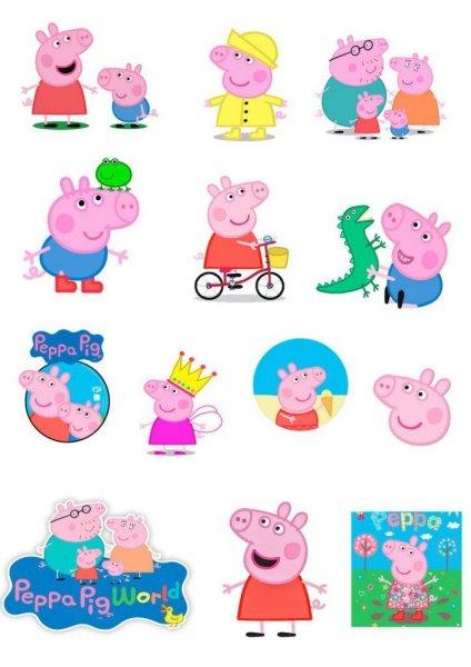 Стикеры Свинка Пеппа