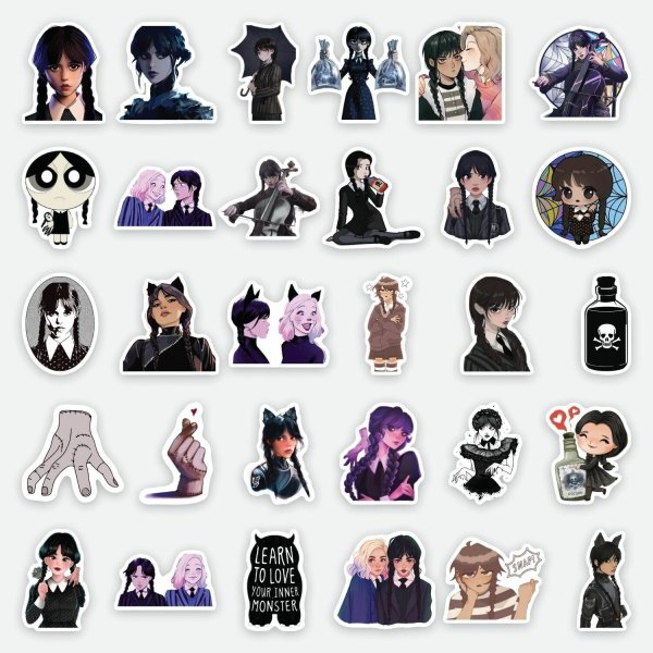 Уэнздей Аддамс рисунок