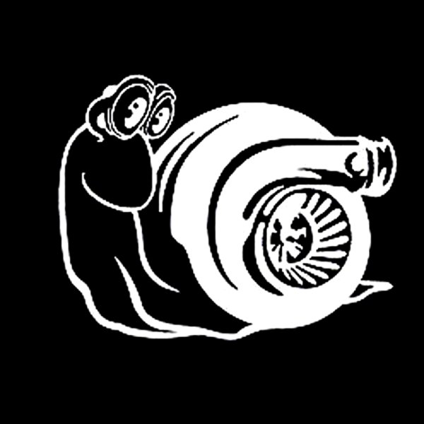 Наклейка турбо улитка на машину