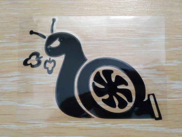 Турбо улитка наклейка на авто