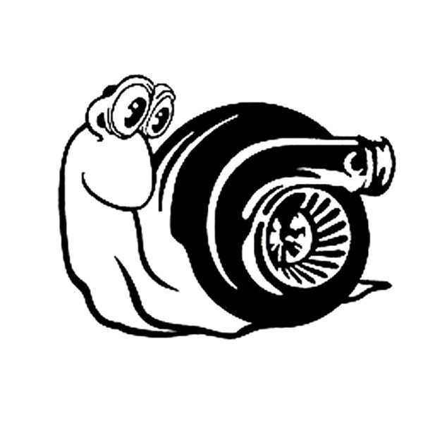 Наклейка турбина улитка