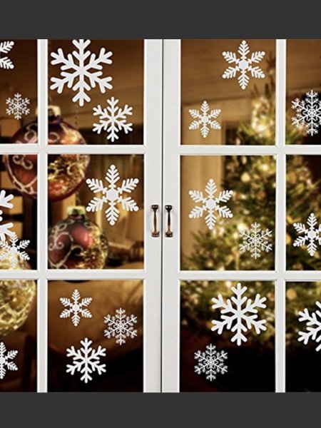 Снежинки на окна