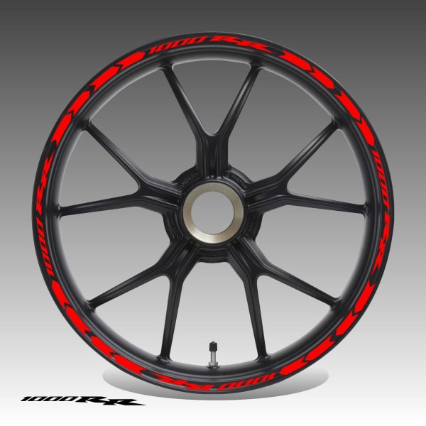 Наклейки на обод колеса мотоцикла Кавасаки