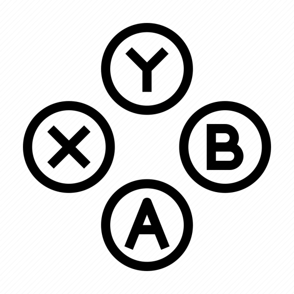 Иконки кнопок геймпада