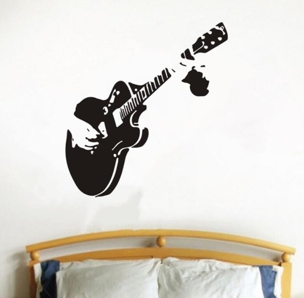 Виниловые наклейки на гитару