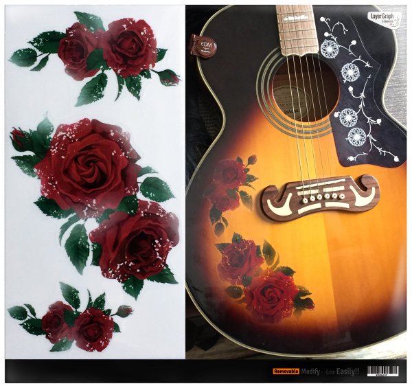 Красивые наклейки на гитару