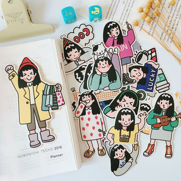 Наклейки с корейцами