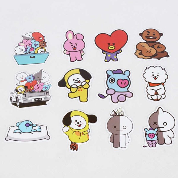 Стикеры для распечатки в корейском стиле