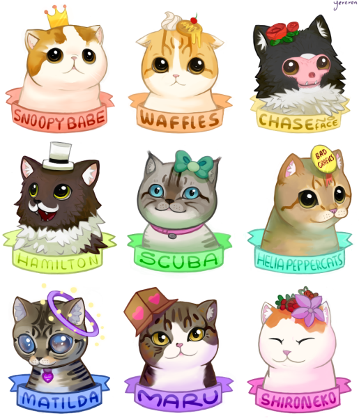 Стикеры котята