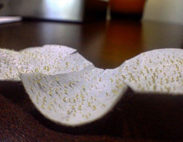 Черные полоски от черных точек