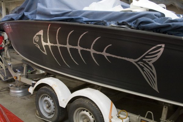 Покраска лодки