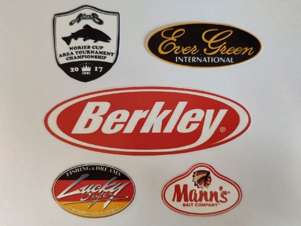 Наклейки рыболовные на ящик