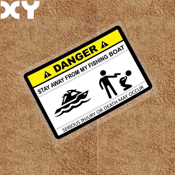 Наклейки рыболовные на ящик