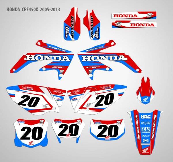 Наклейки на CRF 450