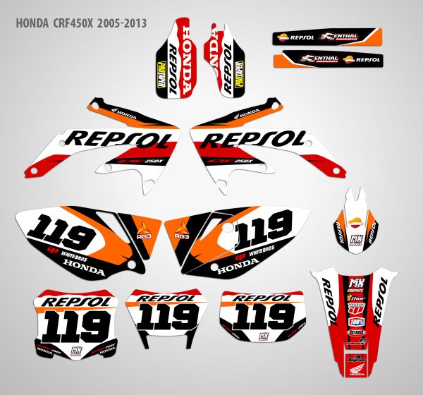 Графика Honda CRF 450