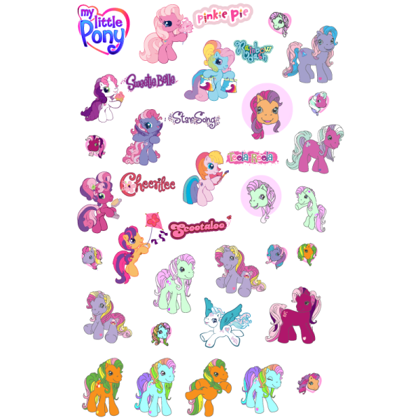 My little Pony наклейки