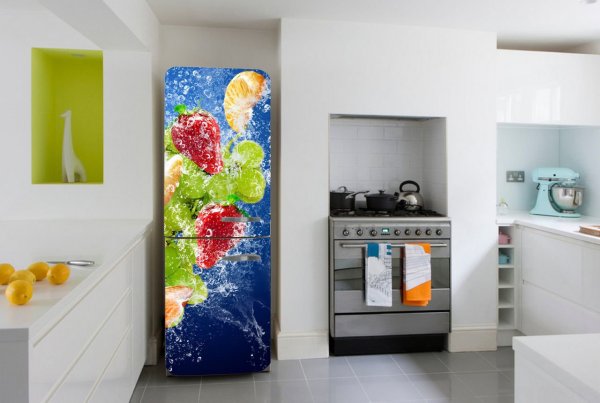 Декор на холодильник сверху