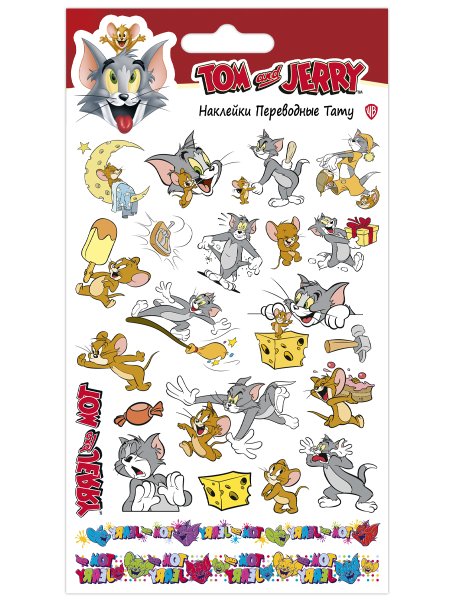 Набор наклеек том и Джерри