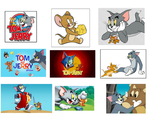 Набор наклеек том и Джерри
