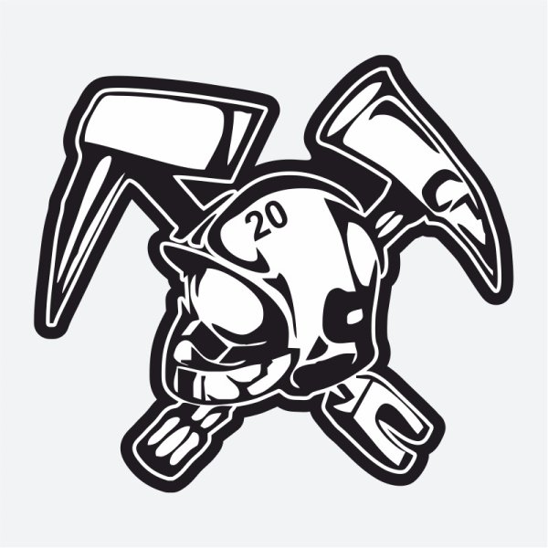 Наклейка пожарная машина