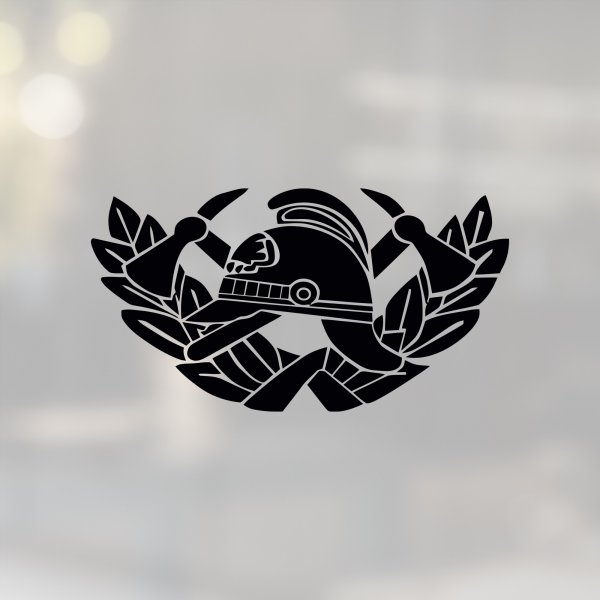 Наклейки на каску пожарного