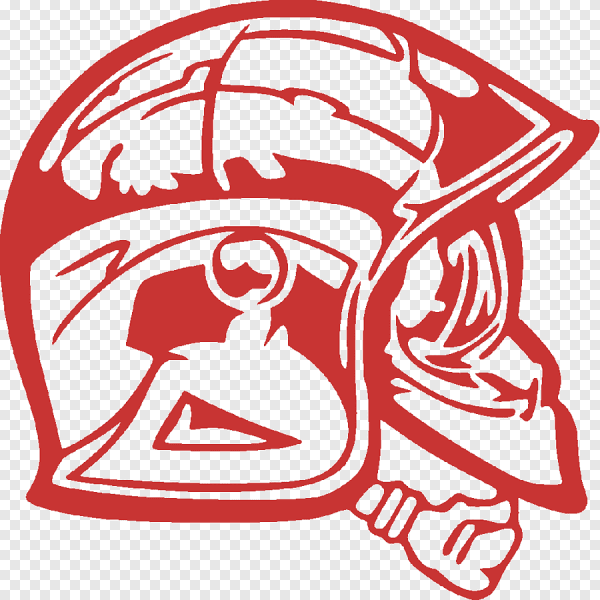 Наклейка на авто "пожарный"