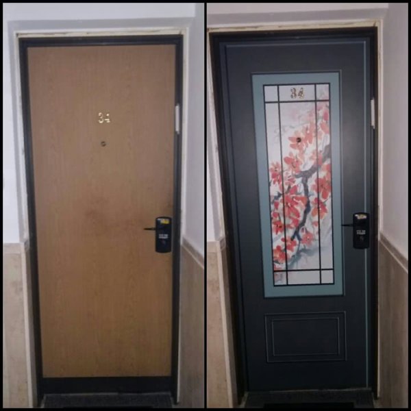Наклейки на дверь входную